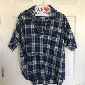Madewell Plaid Blouse